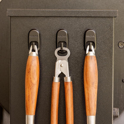 Pellet Smoker Grill Magnetic Hooks 3 Pack - Use to Hang Your Grilling Utensils and Accessories - Compatible with Pellet Grill Smokers like Traeger, Pit Boss, Z Grills, Camp Chef