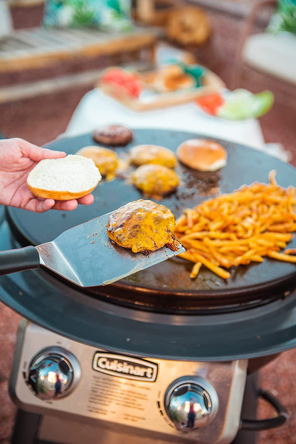CGG-888 Outdoor Stainless Steel Lid, 360° Griddle Cooking Center