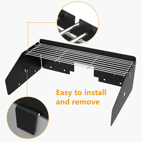 Image of 22 Inch Griddle Wind Guard/Wind Screen and Griddle Warming Rack for Blackstone 22 Inch Griddle, Griddle Accessories Kit for Blackstone (For 22")