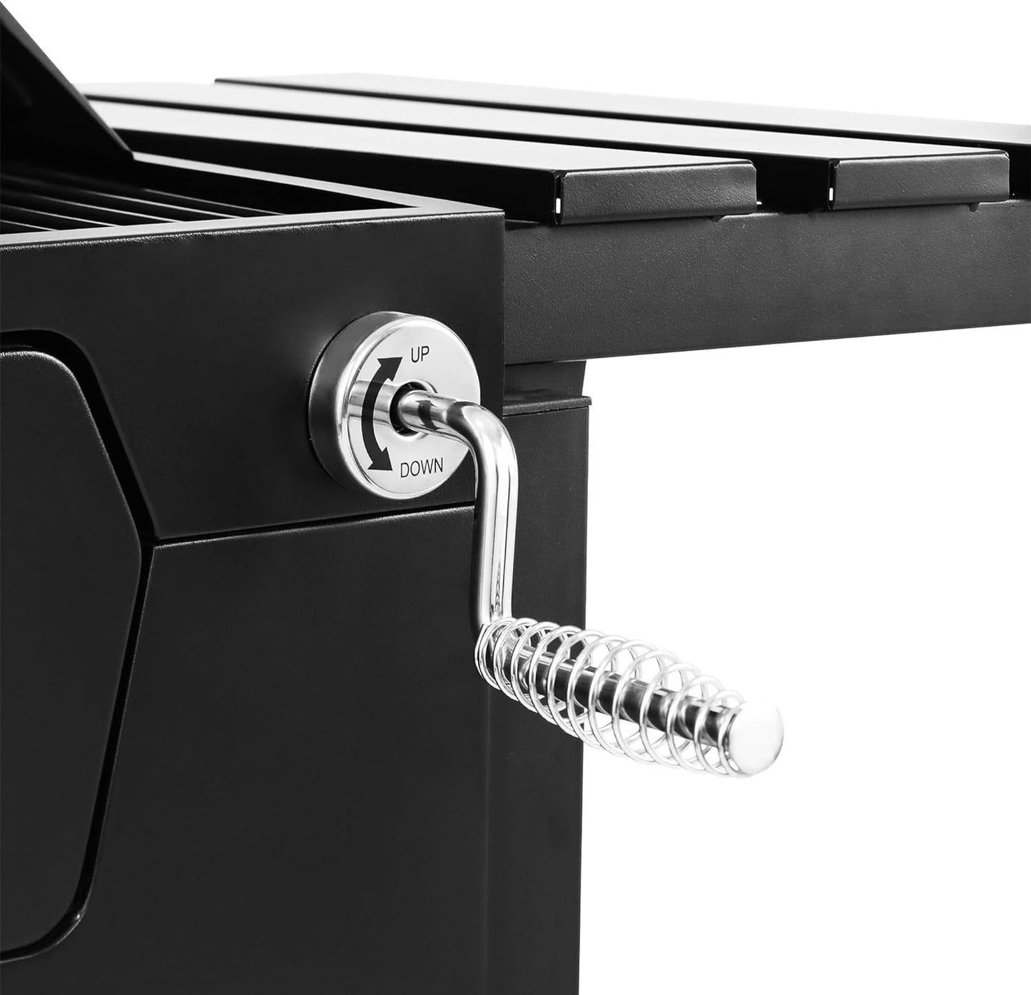 CD1824EN 24” Charcoal Grill Outdoor Smoker with Side Tables Backyard Griller Party BBQ Picnic Patio Cooking, Black