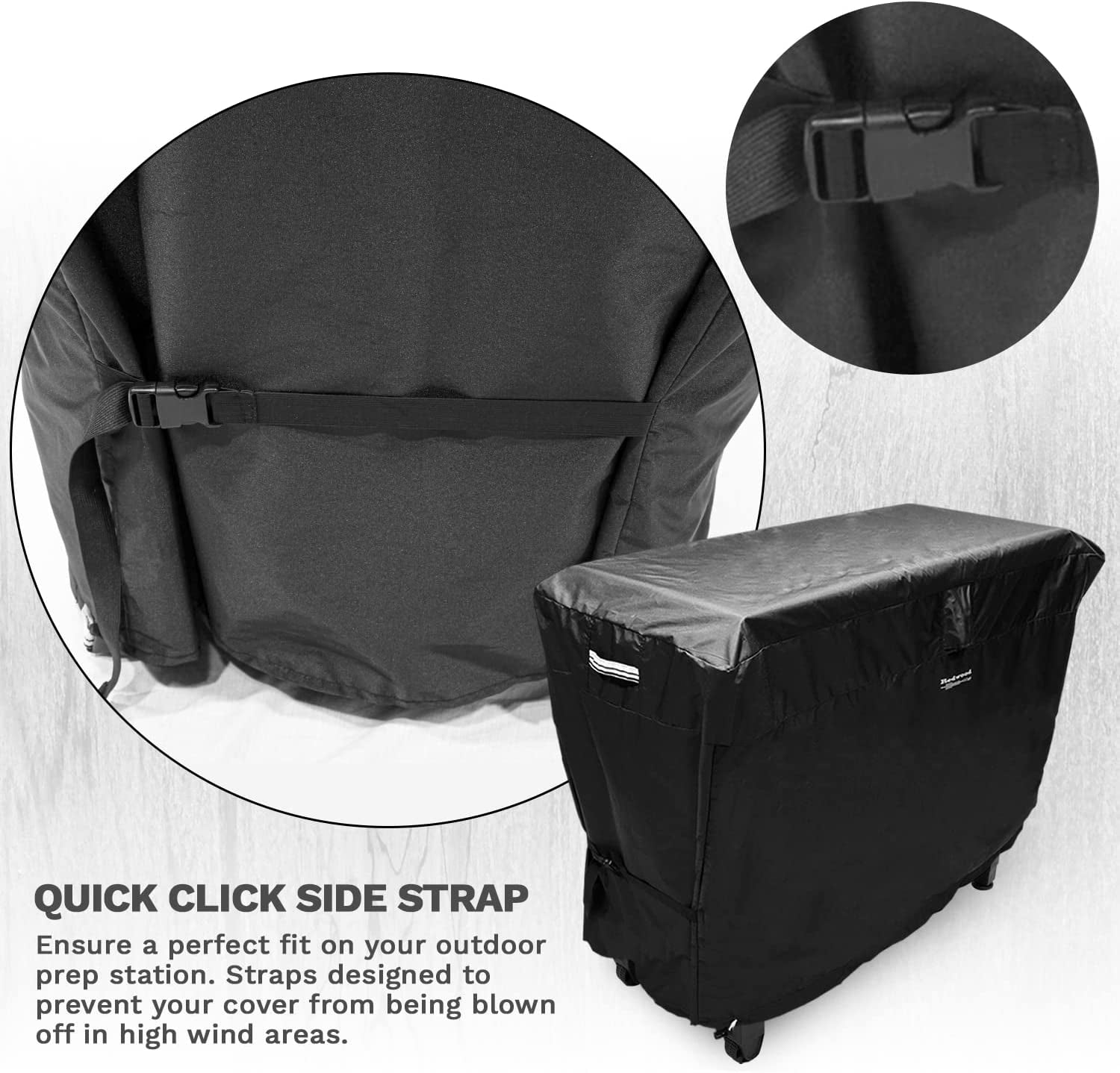 Cover for Keter Unity XL, Portable Prep Tables and Flat Top Grills. Must Have BBQ, Grilling and Outdoor Cooking Accessory. Breathable, Waterproof, UV and Weather Resistant - 55" X 24" X 33.5"