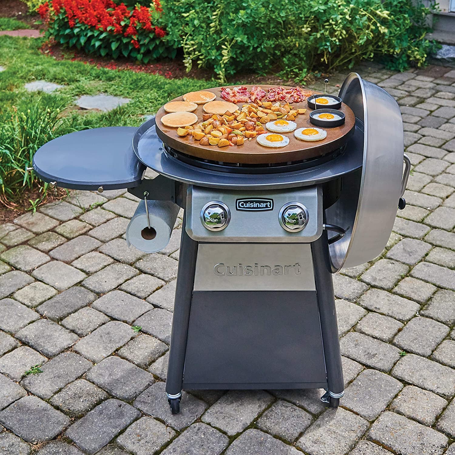 CGG-888 Outdoor Stainless Steel Lid, 360° Griddle Cooking Center