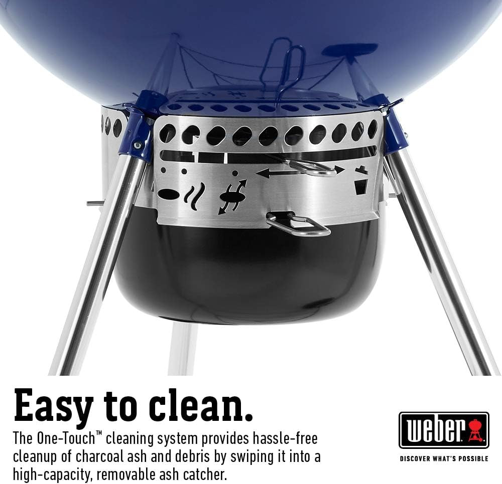 Weber Master-Touch Charcoal Grill, Deep Ocean Blue
