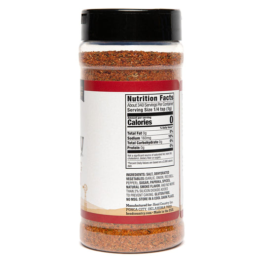 Head Country Bar-B-Q Championship Seasoning, Original | Gluten Free, MSG Free Barbecue Seasoning | Bold & Herbal Dry Spice Rub to Boost the Flavor of All Your BBQ Favorites | 12 Ounce, Pack of 1