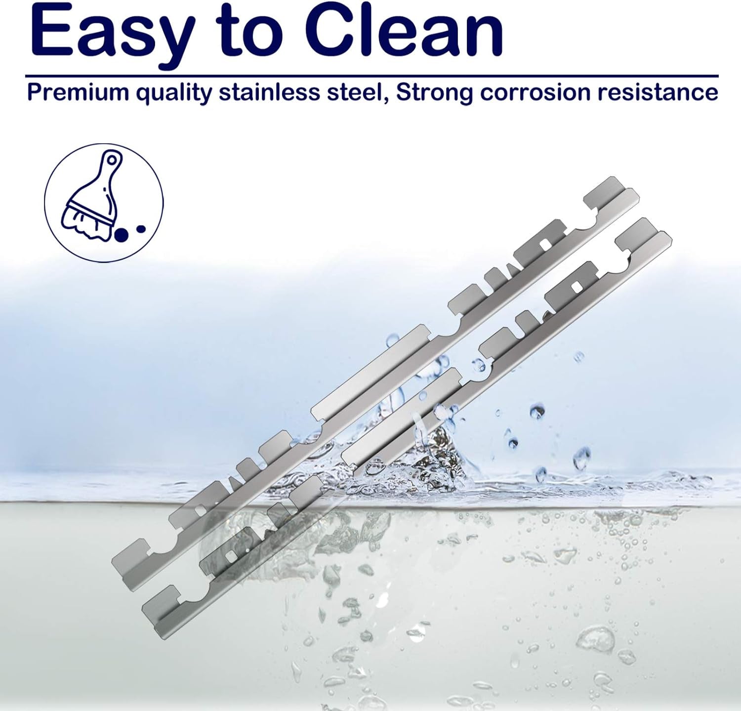 Grills Crossover Tube Gas Grill Parts 21 11/16" X 1 5/8" Stainless Steel BBQ Carryover Burner Replacement for Select Broil King and Huntington Gas Grill Models Grill Accessories