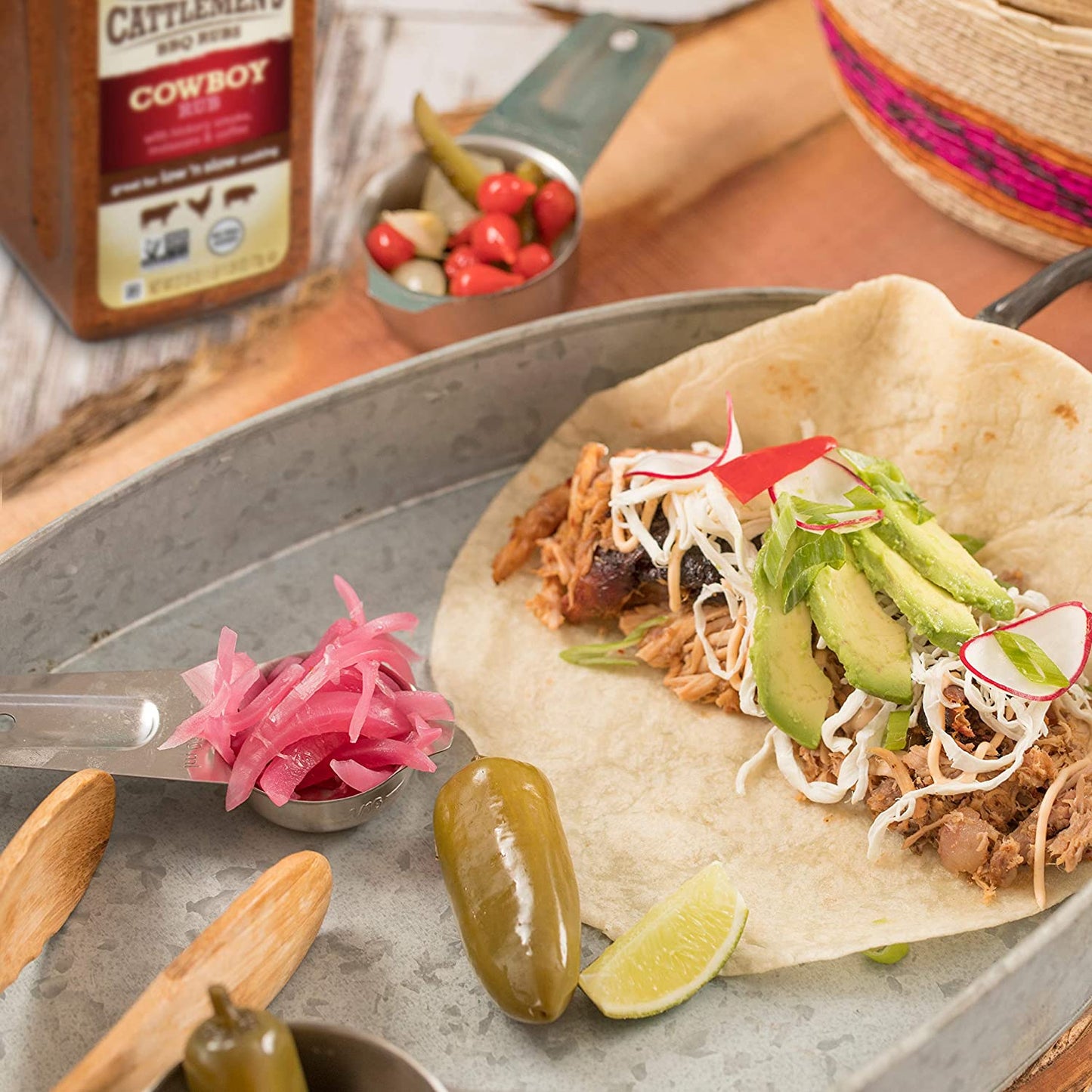 Cattlemen'S Cowboy Rub, 27.25 Oz - One 27.25 Ounce Container of Cowboy BBQ Rub with Hickory Smoke, Molasses and Coffee Flavor, Perfect for Brisket, Chicken or Beef