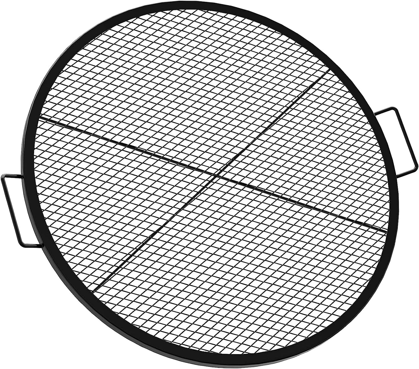 Onlyfire X-Marks Fire Pit Grill Cooking Grate, Outdoor Campfire BBQ Grill, round - 36 Inch