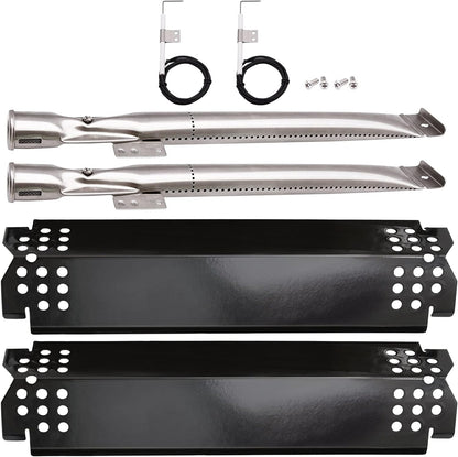 Grill Parts Kit Compatible with Nexgrill 720-0864 720-0864M 720-0830H Grills, 2 PCS Flame Tamers & Grill Igniters and Burners Replacement for Nexgrill Evolution 720-0864M Home Depo, Nexgrill 720-0864