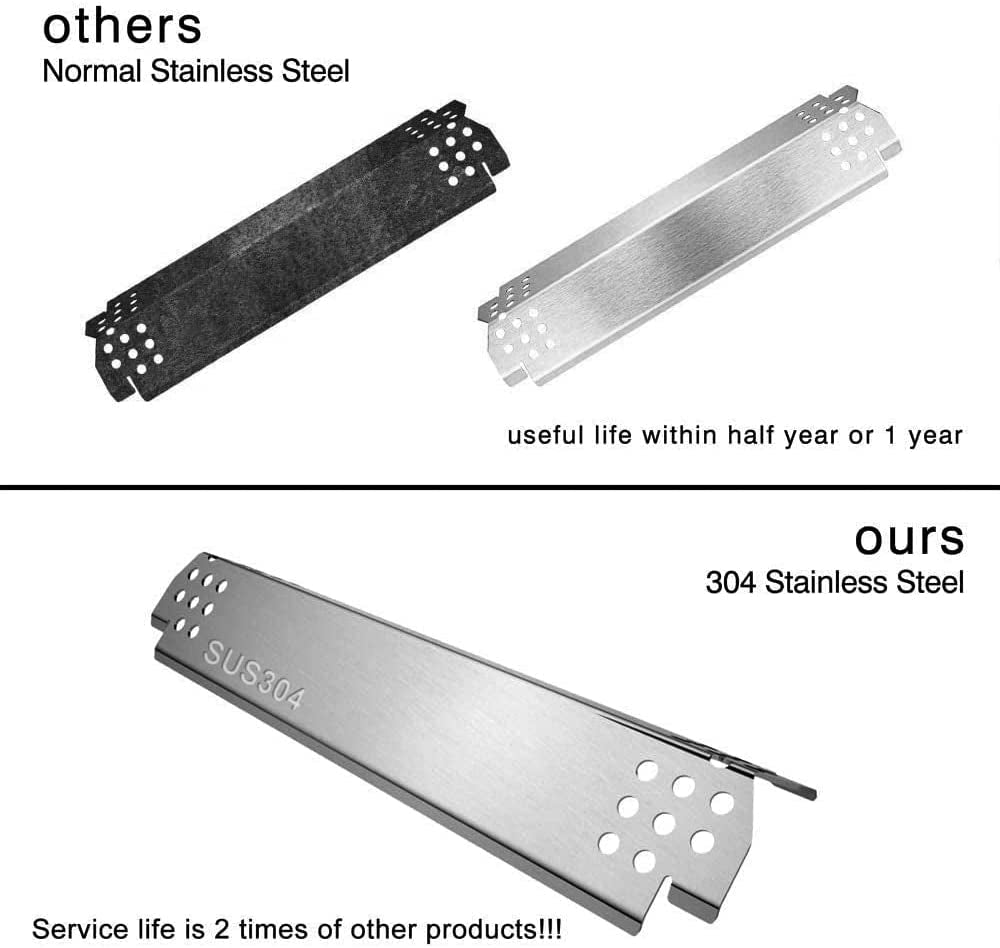 Professional title: "Premium Stainless Steel Grill Replacement Parts for Nexgrill 4-Burner Models 720-0830H, 720-0888N/S, 720-0783E, 720-0830X - Includes Grill Burner, Heat Plates, and Igniter Kit - Compatible with Home Depot Nexgrill"
