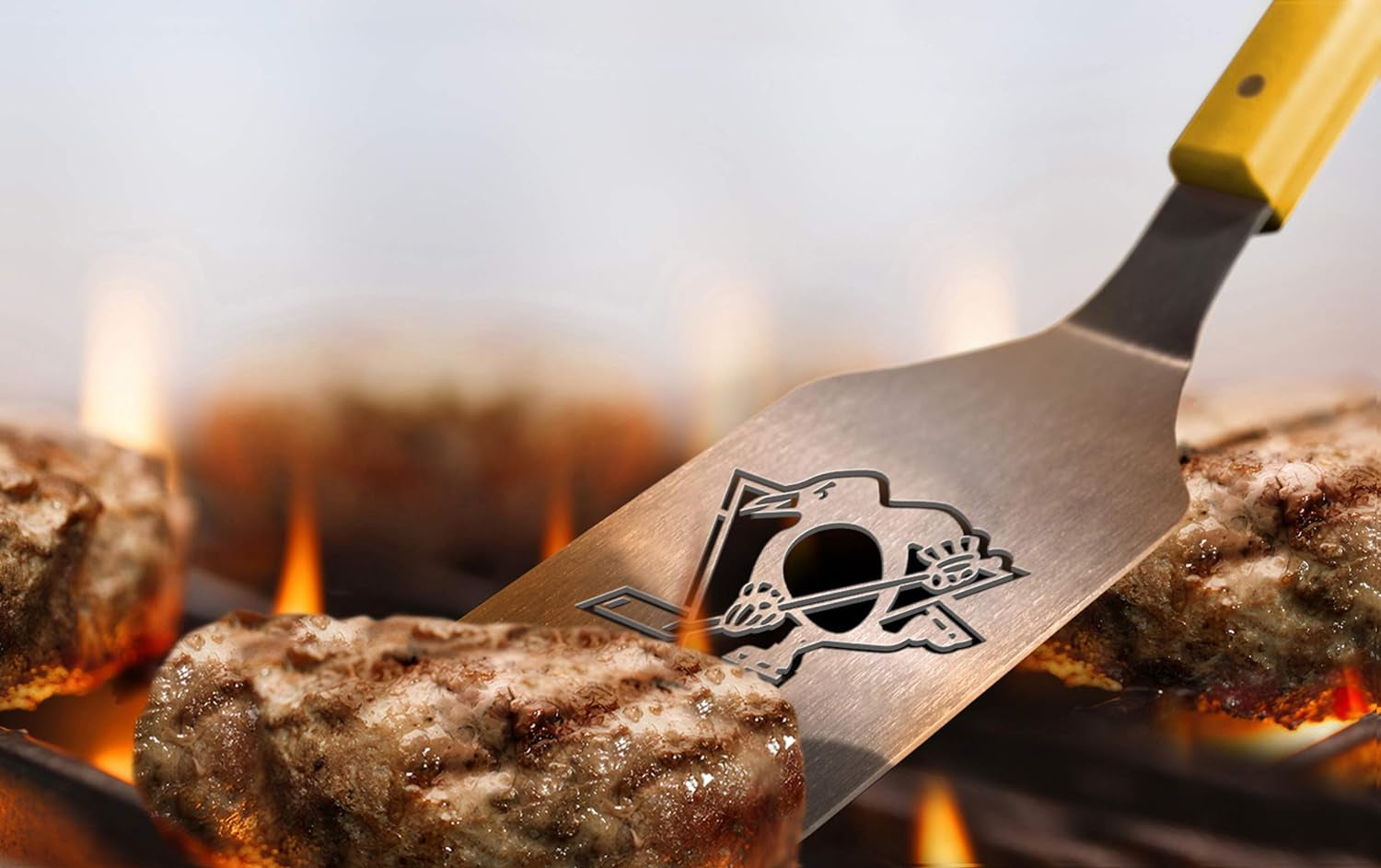NHL Spirit Series Sportula Stainless Steel Grilling Spatula