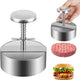 Diveken Burger Press, Stainless Steel Hamburger Patty Maker, 5.5 Inch Adjustable Burger Patty Maker, Patty Making Mold for Meat, Vegetables, Beef, BBQ Barbecue Homemade Hamburger