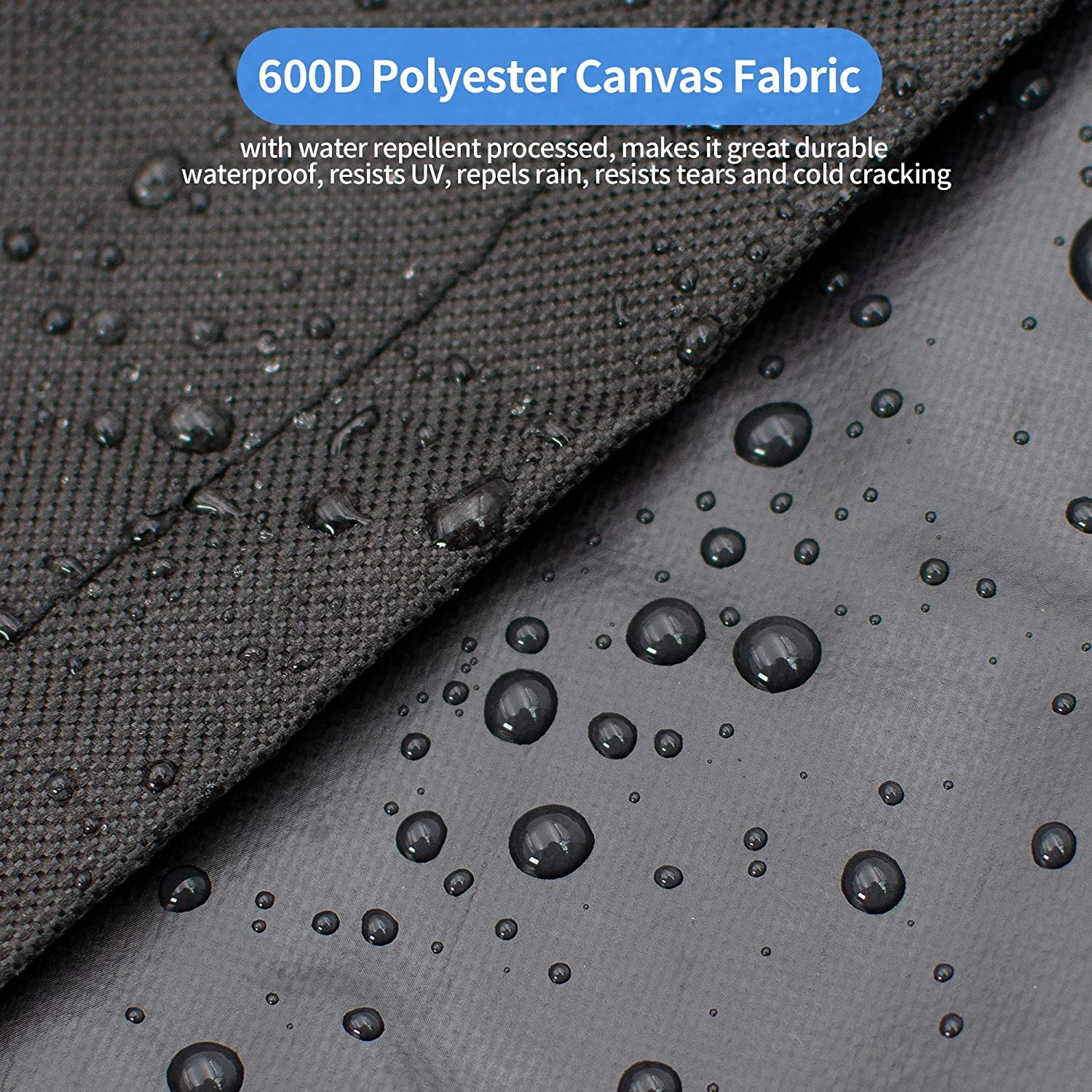 NEXCOVER Grill Cover, 64 Inch Waterproof BBQ Cover, 600D Heavy Duty Gas Grill Cover,Rip Resistant Barbecue Cover for Weber,Brinkmann, Char Broil, Holland (64 Inch)