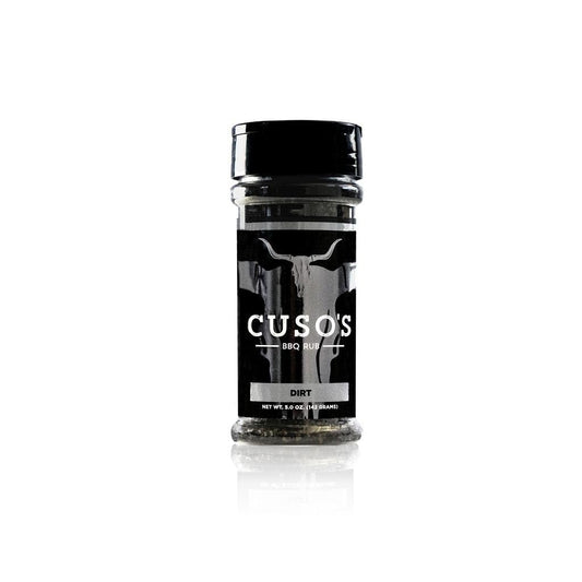 Cuso’S Dirt® Seasoning Great Tasting BBQ Seasoning Rub - Contains Activated Charcoal & Natural Ingredients - 1 Count
