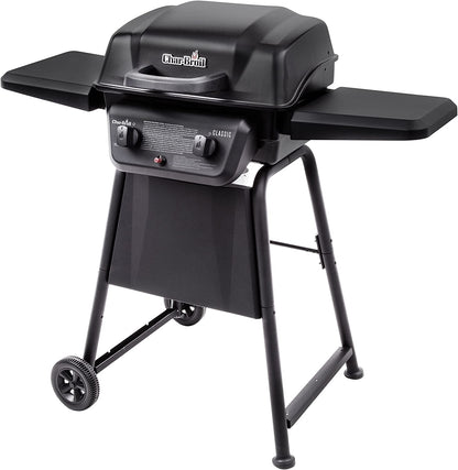 American Gourmet 463672717 Classic 280 2-Burner Liquid Propane Gas Grill, No Side, Black