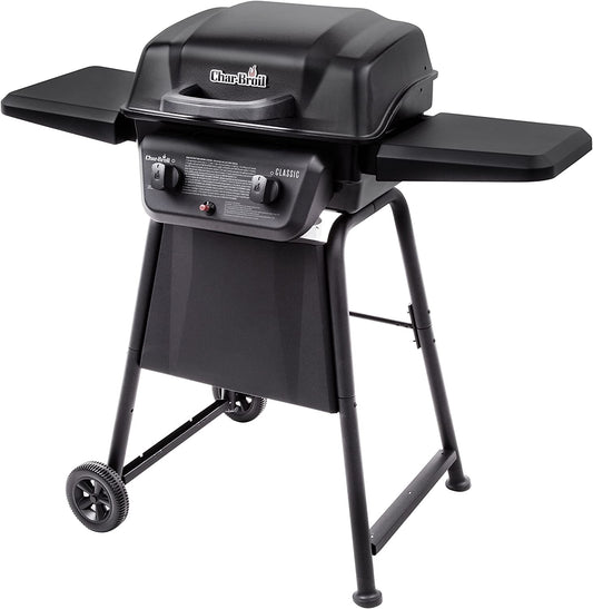 American Gourmet 463672717 Classic 280 2-Burner Liquid Propane Gas Grill, No Side, Black