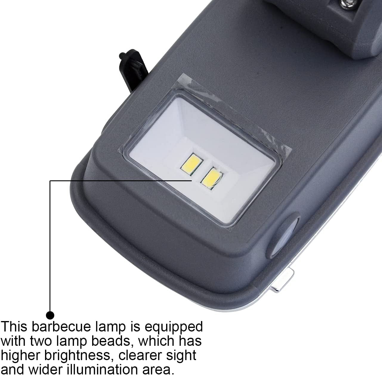 BBQ Grill Light Outdoor,Grill Accessories for Outdoor Grill for Weber Grill Accessories - Grey