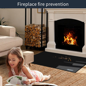under Grill Mat for Outdoor Grill 48 X 30 Inches Thickened Fireproof Grill Mat for Fire Pit Matt Grill Mats for Outdoor Grill Deck and Patio Protector BBQ Floor Mats