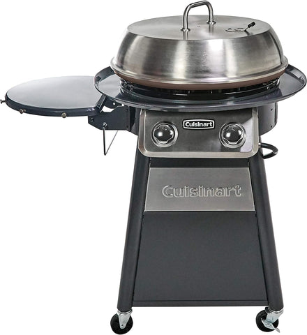 Image of CGG-888 Outdoor Stainless Steel Lid, 360° Griddle Cooking Center