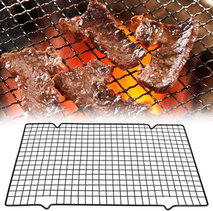 16 * 10 Inch BBQ Grill Mesh Metal BBQ Barbecue Grill Grilling Mesh Wire Cooking Net Outdoor,Barbecue Grilled Grid